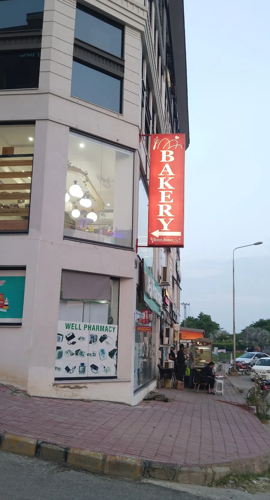 The Sabah Bakers corner sign on the building, Rafi Block
